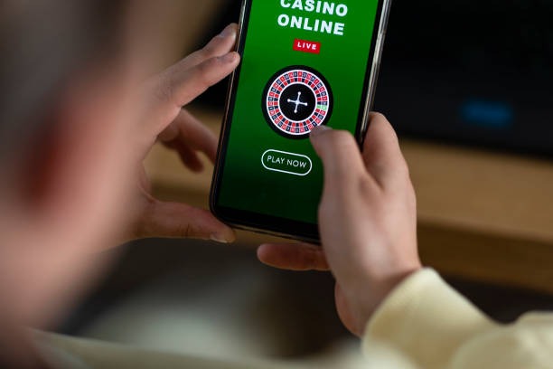 gerai mobile app interface on smartphone showing live blackjack table